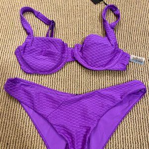 NWT/NWOT Vetchy Purple Bikini Size Medium